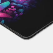 ネオンハミングバード、目を引くネオン動物 デスクマット (コーナー)