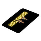 ネオンハリウッド&ヴィンテージ美しい マグネット (左側)