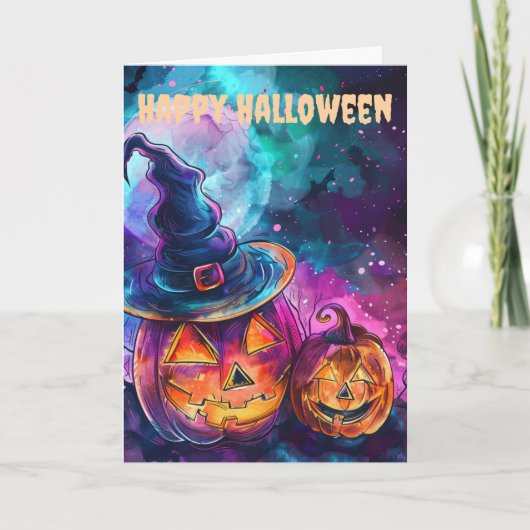 ネオンハロウィンジャックオランタン シーズンカード (正面)