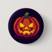 ネオンハロウィン 缶バッジ (正面)