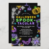 ネオンハロウィーンスペクタキュラー 招待状 (正面/裏面)