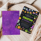 ネオンハロウィーン誕生日パーティハロウィーン誕生日 招待状