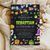 ネオンハロウィーン誕生日パーティハロウィーン誕生日 招待状