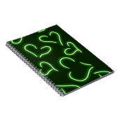 ネオンハートグリーン ノートブック (右側)