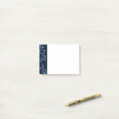 ネオンハートブルー ポストイット (デスク上)