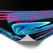 ネオンハートポスター ポスター (角)