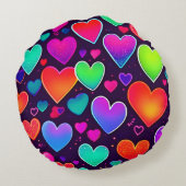 ネオンハート交響曲 ラウンドクッション (裏面)