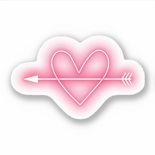 ネオンハート シール (正面)