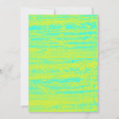 ネオンハーフトーグランジン空白のカード サンキューカード (裏面)