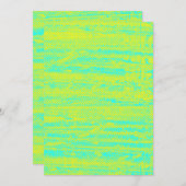 ネオンハーフトーグランジン空白のカード サンキューカード (正面/裏面)