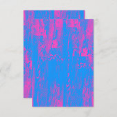 ネオンハーフトーグランジン空白の招待状カード 招待状 (正面/裏面)