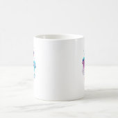 ネオンバイオルミネセントクラゲのトリオの美学 コーヒーマグカップ (中央)