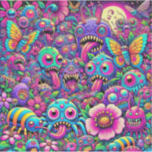 ネオンバグ侵入 シール (正面)