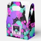 ネオンバスケットボールスニーカー絵を描&(ばちゃばちゃ)跳ねる誕生日 フェイバーボックス (オープン)