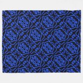 ネオンバタフライ フリースブランケット (正面(横))