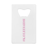 ネオンバチェロレッテ優先最終祭祭典SIP OLE クレジットカード栓抜き (裏面)