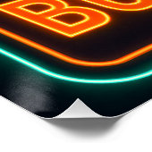 ネオンバッファローポスター ポスター (コーナー)