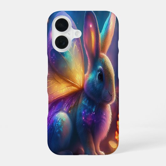 ネオンバニー iPhone 16ケース (裏面)
