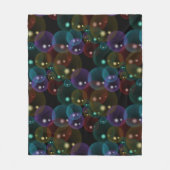 ネオンバブル フリースブランケット (正面)