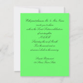 ネオンバブルSweet sixteen招待状 招待状 (裏面)