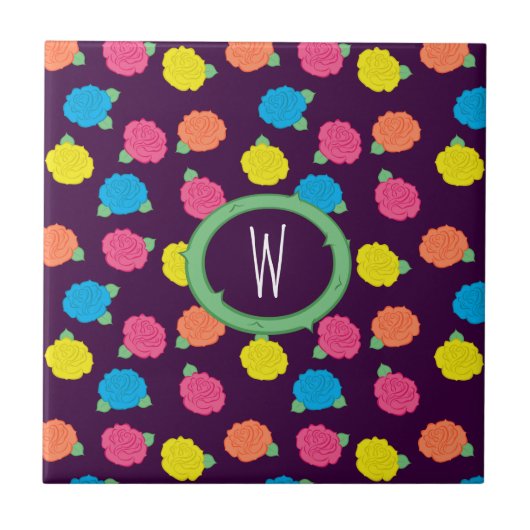 ネオンバラタイル タイル (正面)