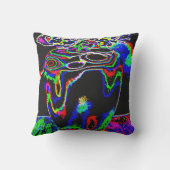 ネオンバラ クッション (裏面)