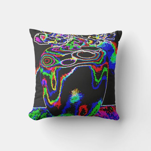 ネオンバラ クッション (正面)