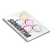 ネオンバレーボール ノートブック (右側)