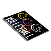 ネオンバレーボール ノートブック (右側)