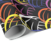 ネオンバレーボール ラッピングペーパー (ロールコーナー)