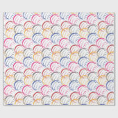 ネオンバレーボール ラッピングペーパー (フラット)