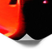 ネオンバースト：抽象芸術エネルギー ポスター (角)