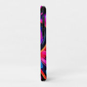 ネオンバースト：抽象芸術エネルギー Case-Mate iPhoneケース (裏面/左)