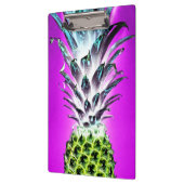 ネオンパイナップルカラフル熱帯果実ハワイアン クリップボード (左)
