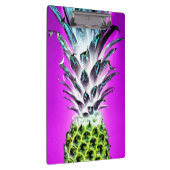 ネオンパイナップルカラフル熱帯果実ハワイアン クリップボード (右)