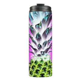 ネオンパイナップルカラフル熱帯果実ハワイアン タンブラー