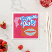 ネオンパジ名門私立校風のャマパーティー スタンダードカクテルナプキン (インサイチュ)