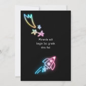 ネオンパステルスターズ銀河系キッズエングレーテイションフォト 案内状 (裏面)