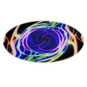 ネオンパターンで宇宙を明るくする カッティングボード (角)