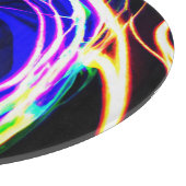 ネオンパターンで宇宙を明るくする カッティングボード (角)