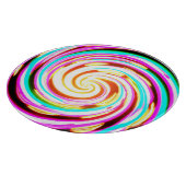 ネオンパターンのアートワーク カッティングボード (角)