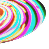 ネオンパターンのアートワーク カッティングボード (角)