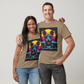 ネオンパップDJシンスウェーブギフト Tシャツ (ユニセックス)