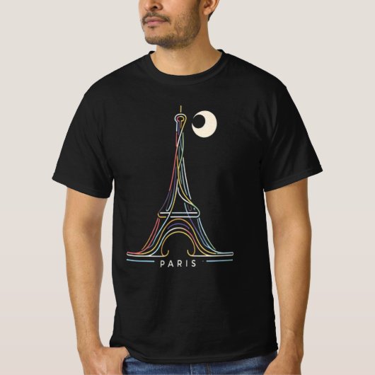 ネオンパリグロー Tシャツ (正面)