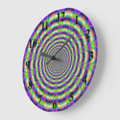 ネオンパルス壁時計 ラージ壁時計 (傾斜)