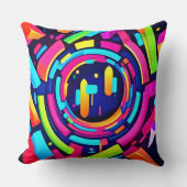 ネオンパルス：デジタル交響曲 クッション (正面)