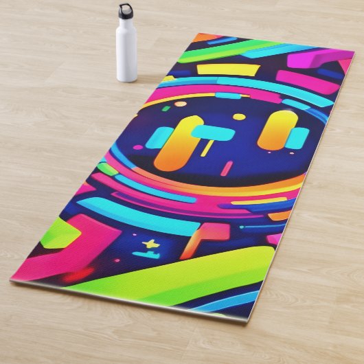 ネオンパルス：デジタル交響曲 ヨガマット (インサイチュ)