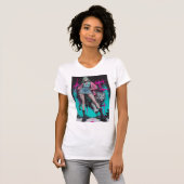 ネオンパンクの少女 Tシャツ (正面フル)