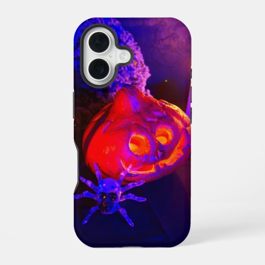 ネオンパンプキン iPhone 16ケース (裏面)
