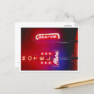 ネオンパーク ルート66 モーテル シーズンポストカード